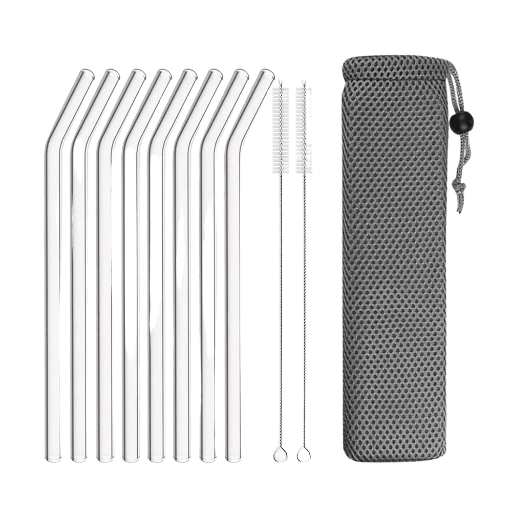 Premium 8mm Borosilicate Bubble Straws