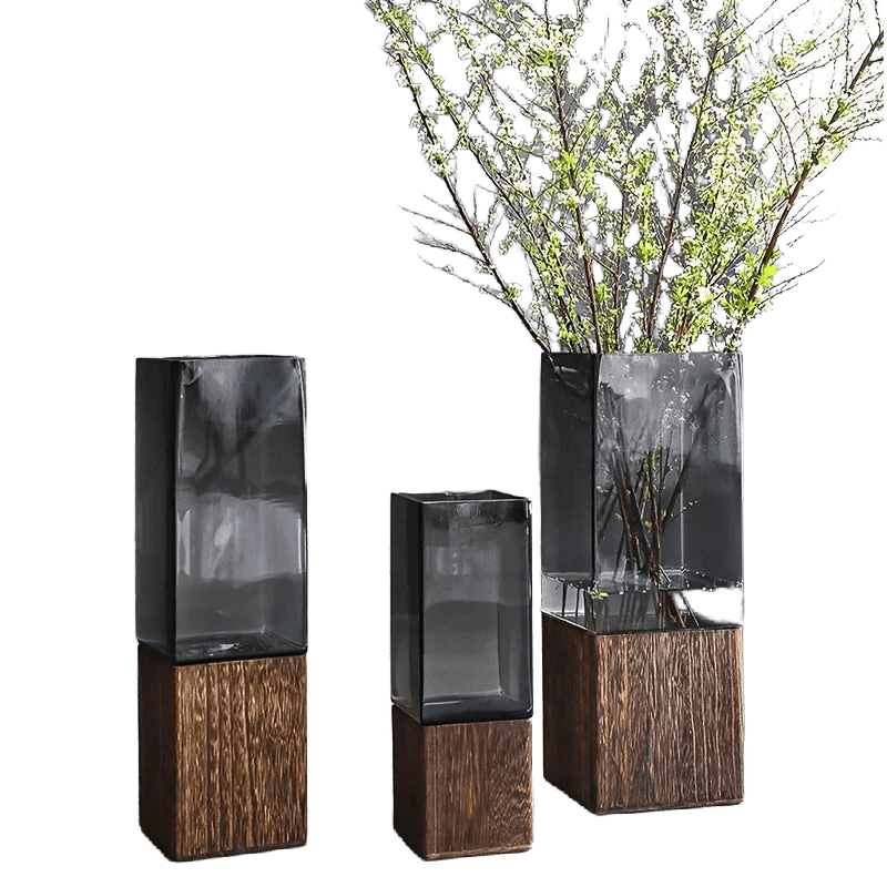 Nordic Acrylic Vase with Base