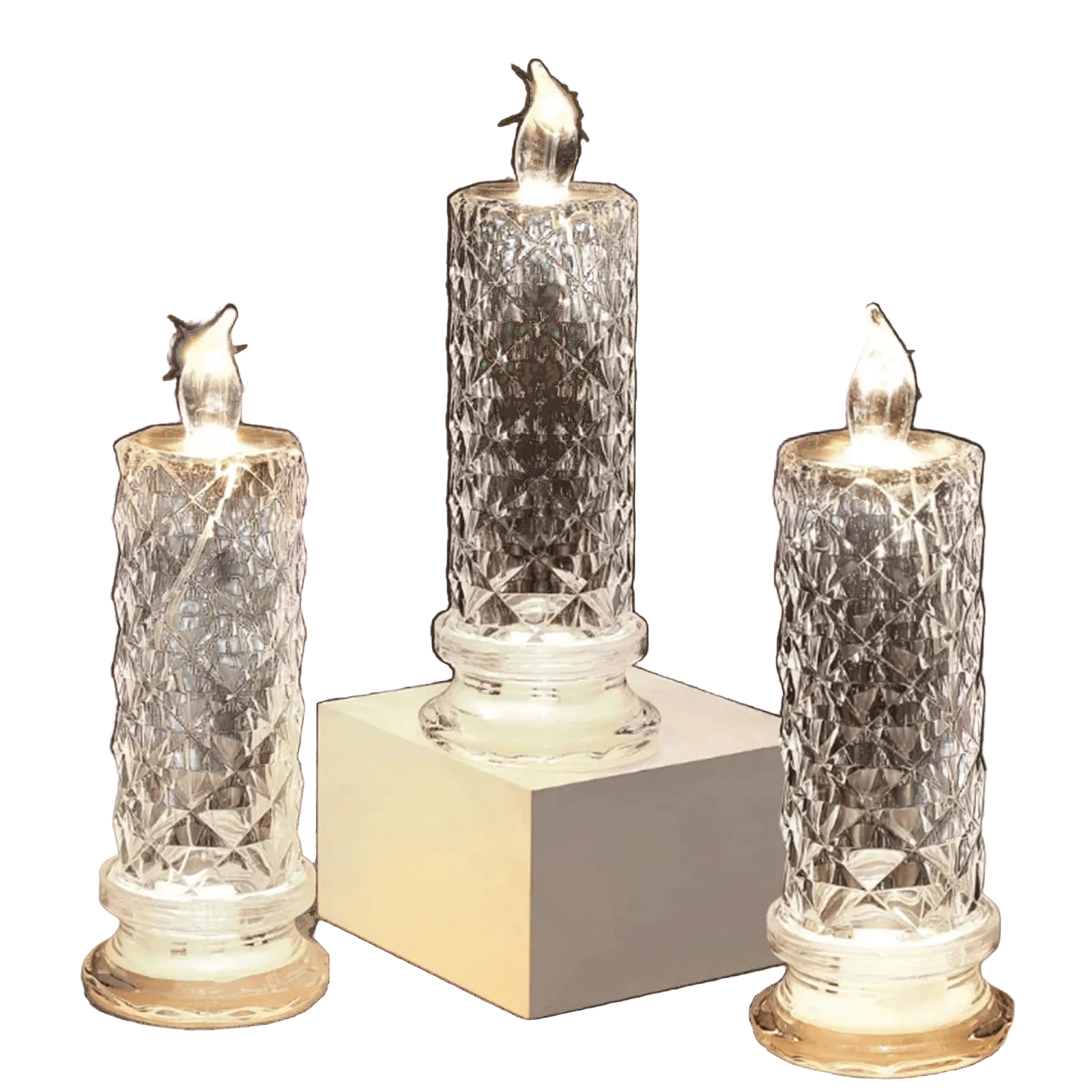 Crystal Rose LED Flameless Candle