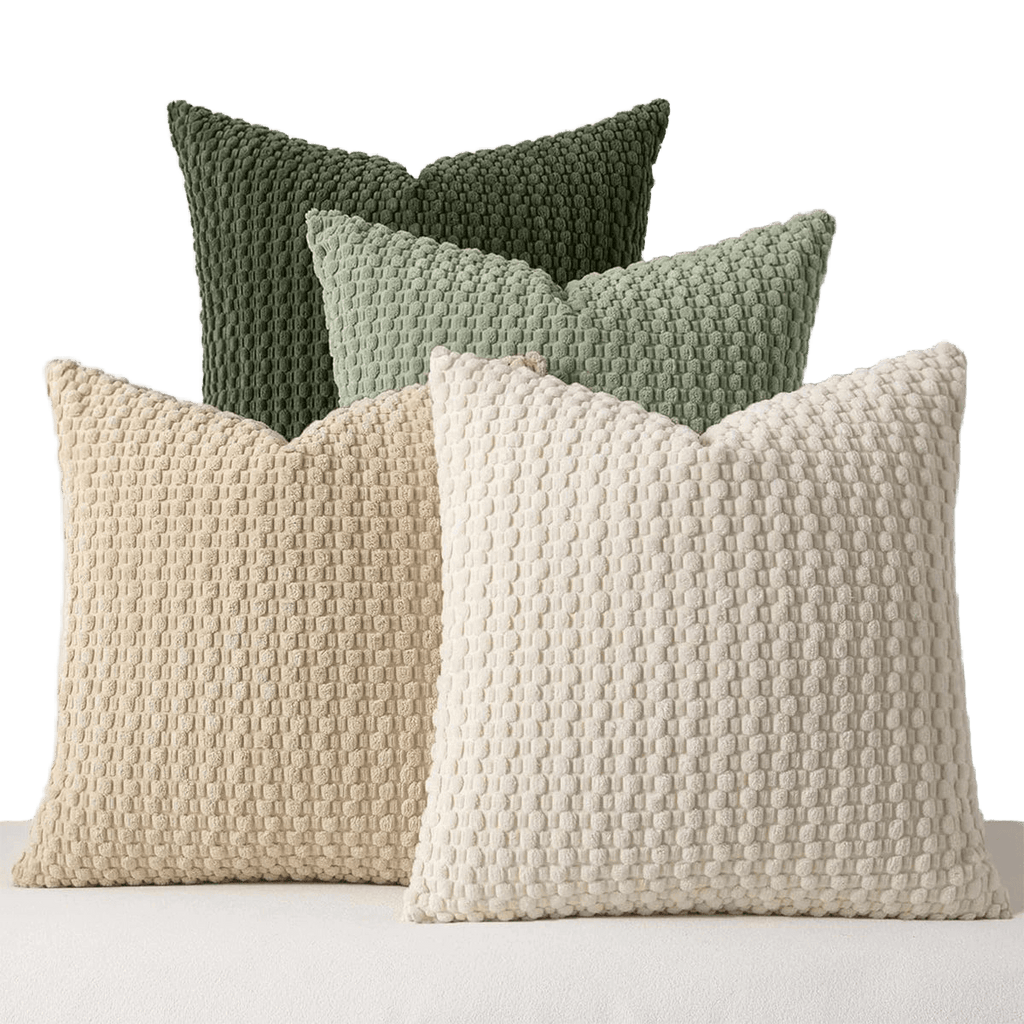 Boho Striped Corduroy Pillow Cover