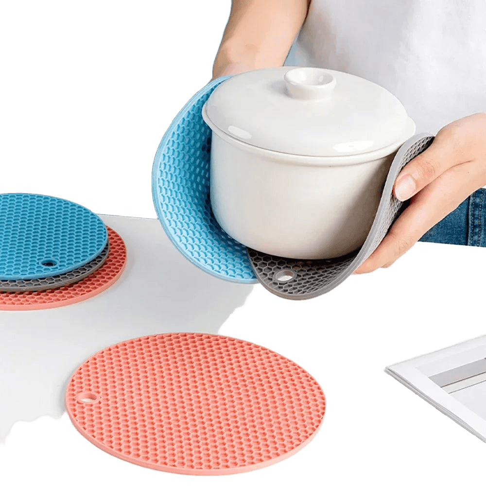 Premium Honeycomb Silicone Trivet