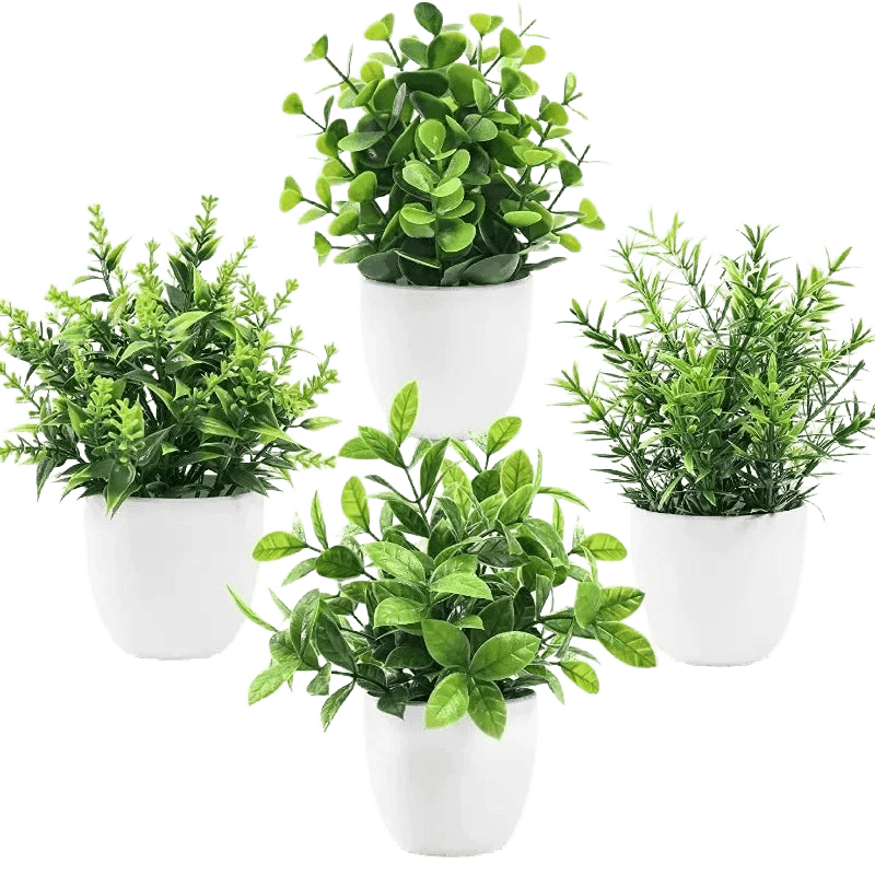 Mini Plastic Bonsai Potted Plant