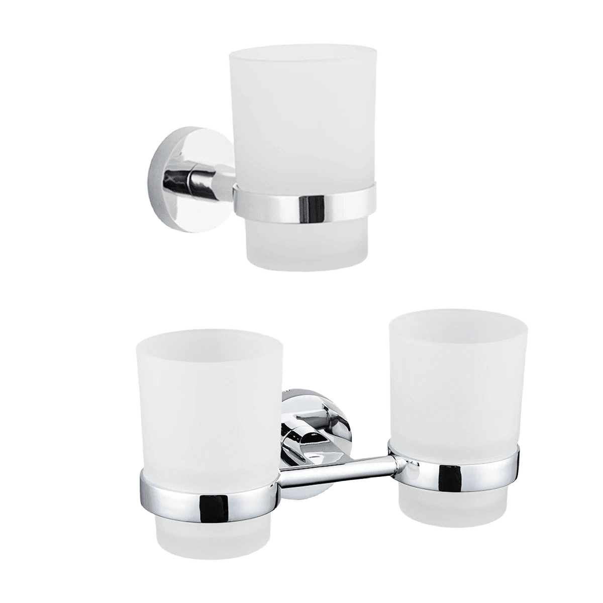 Glass Toothbrush Holder Bathroom Accessory