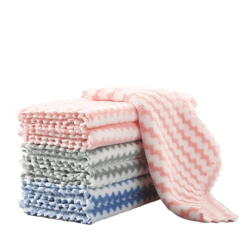 20 Ultra-Absorbent Coral Velvet Cloths