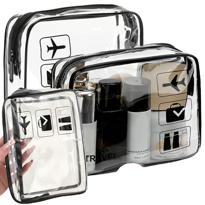 Clear Travel Cosmetic Organizer Bag