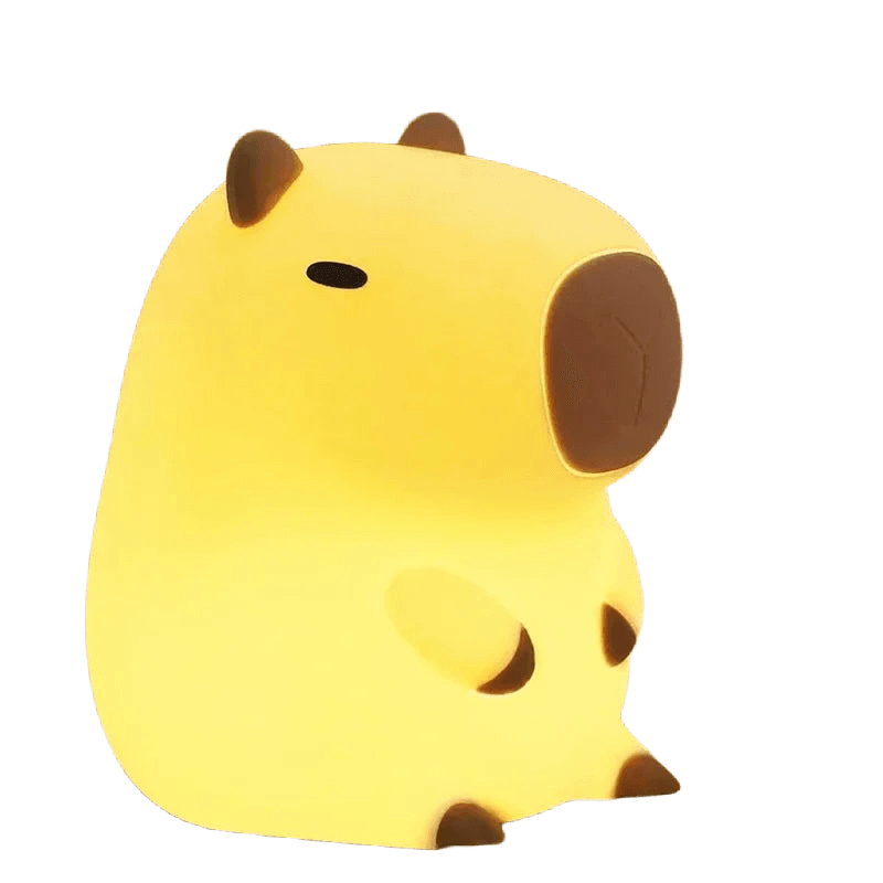 Cute Capybara Silicone Night Light