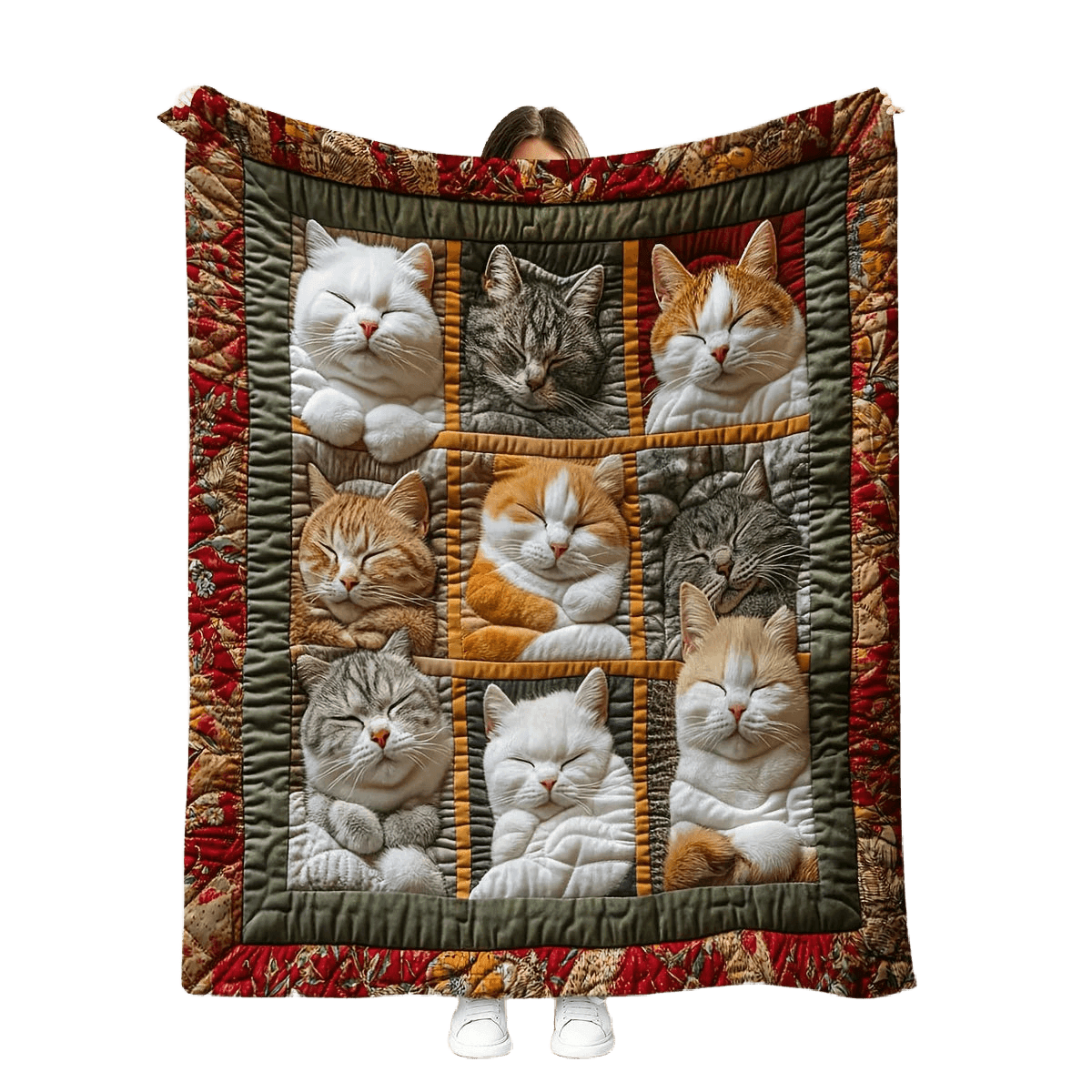 Soft Cat Fleece Throw Blanket